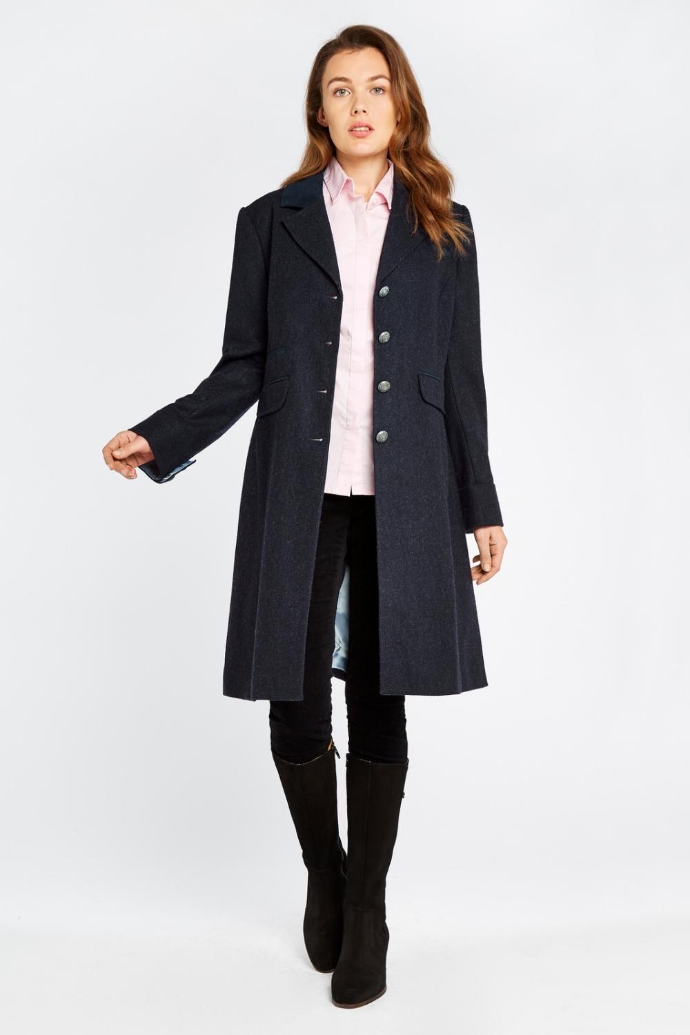 Womens Blackthorn Tweed Jacket - Navy