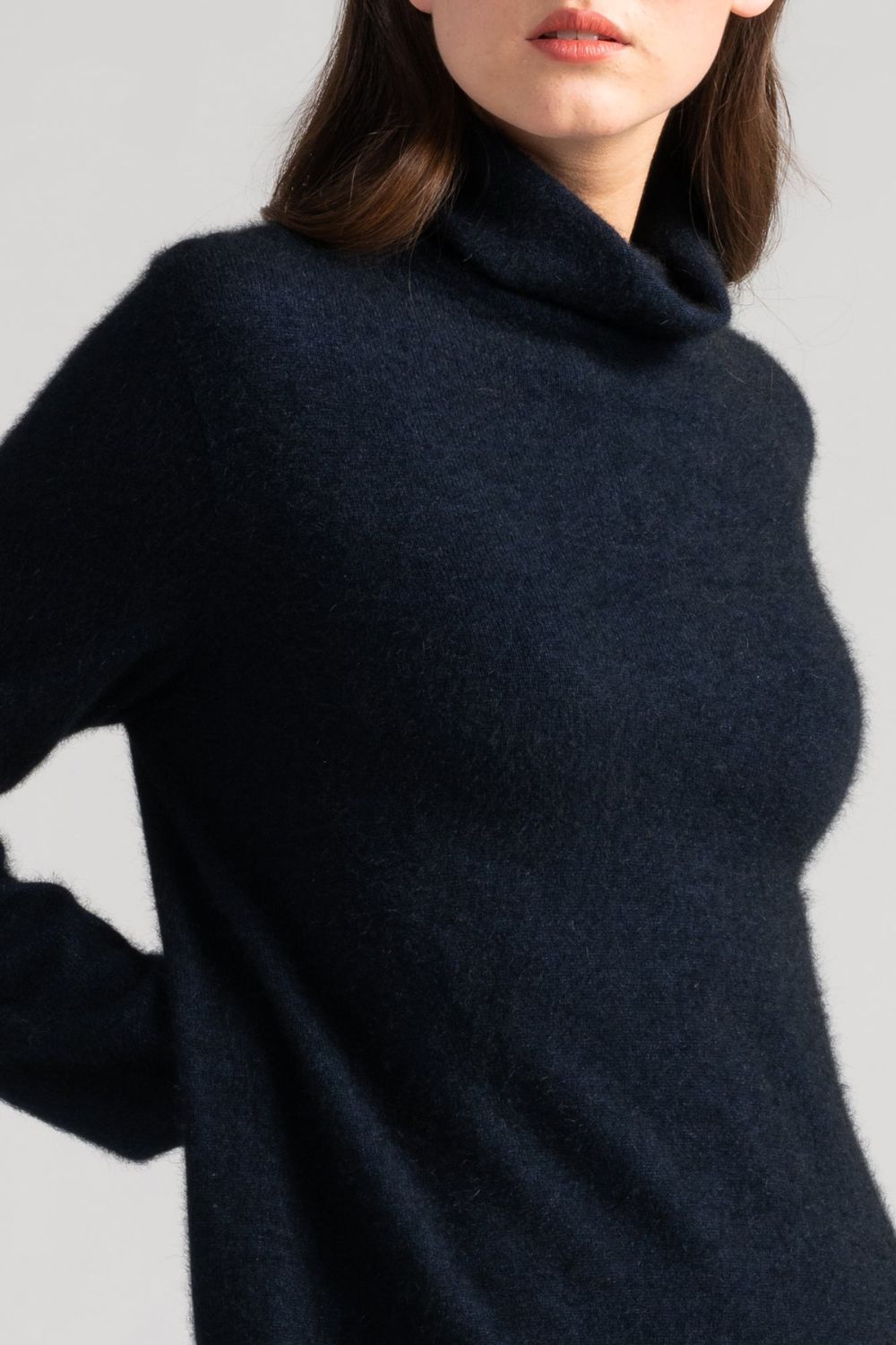 Kapua Sweater Dress - Navy