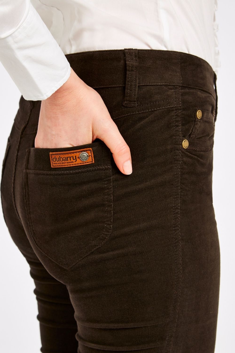 Honeysuckle Cord Jeans - Bourbon