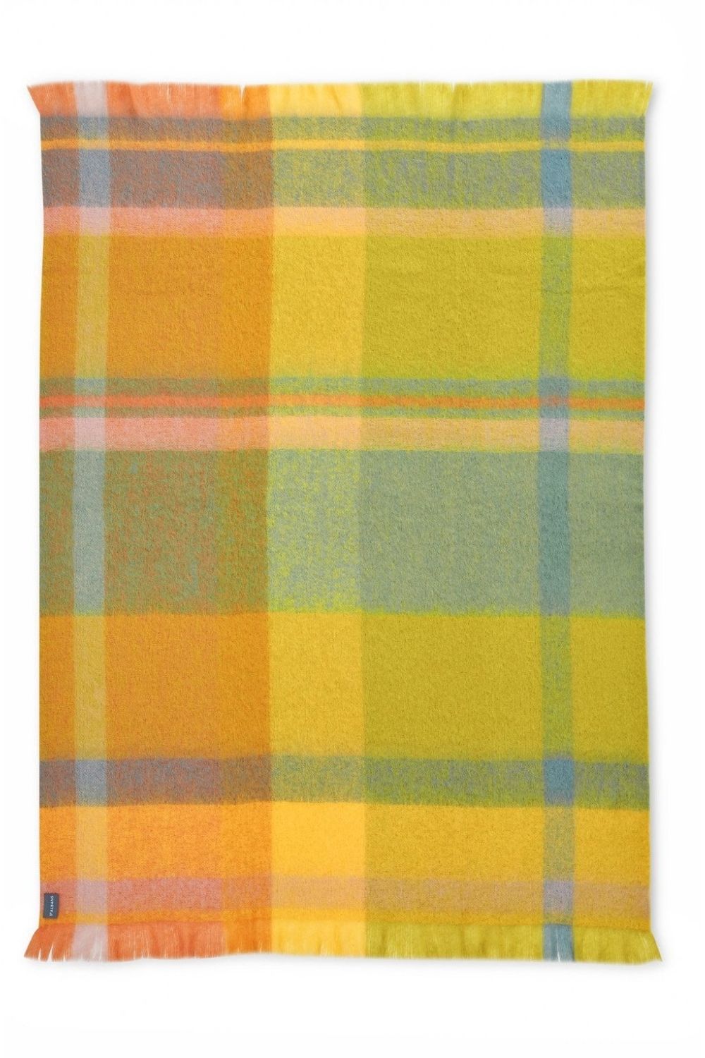 St Albans Mohair Throw - Marigold