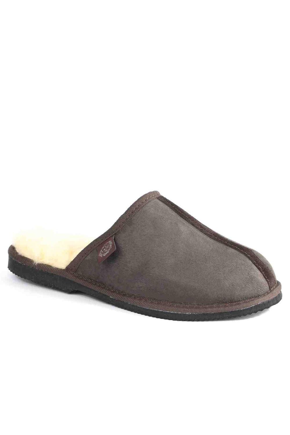Ian Scuff Slippers - Chocolate