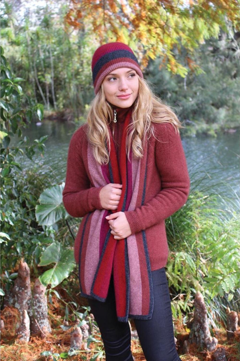 Tempo Scarf - Possum/Merino - Multiple Colours