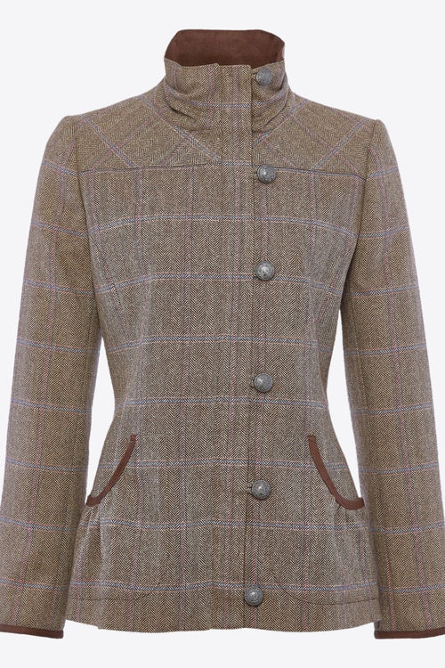 Bracken Tweed Jacket - Woodrose