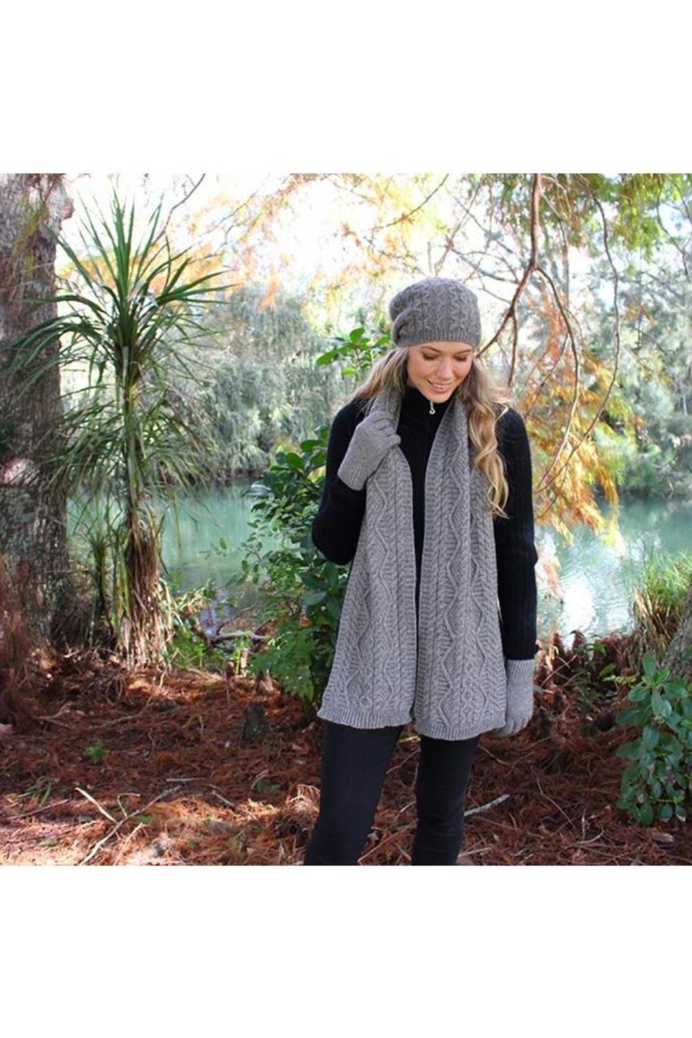 Opito Cable Scarf - Possum/Merino - Multiple Colours