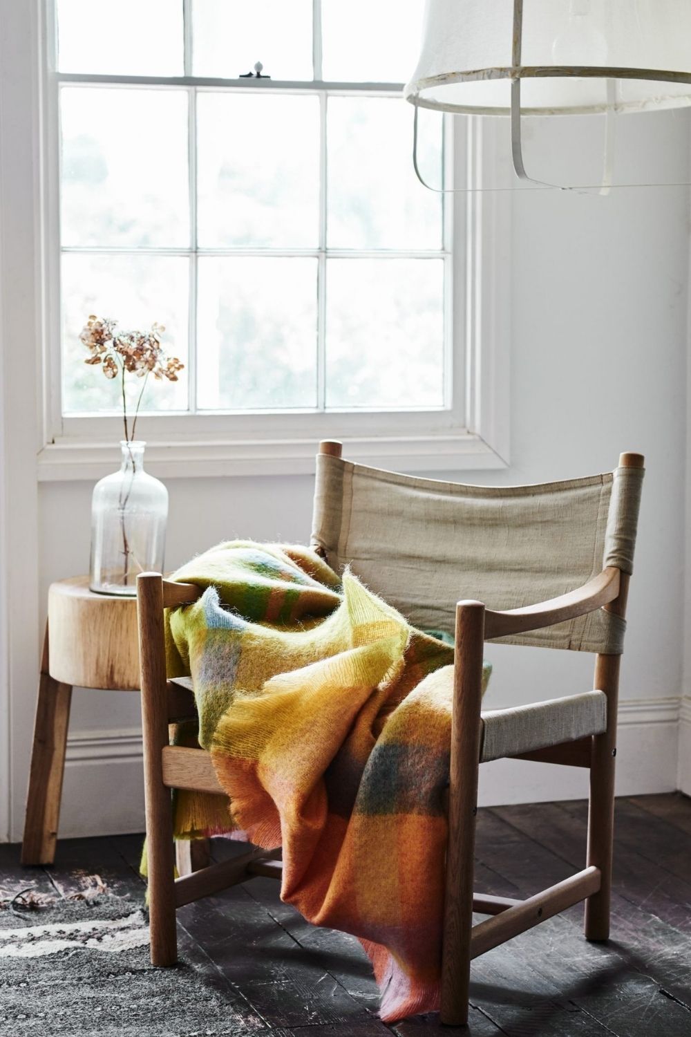 St Albans Mohair Throw - Marigold