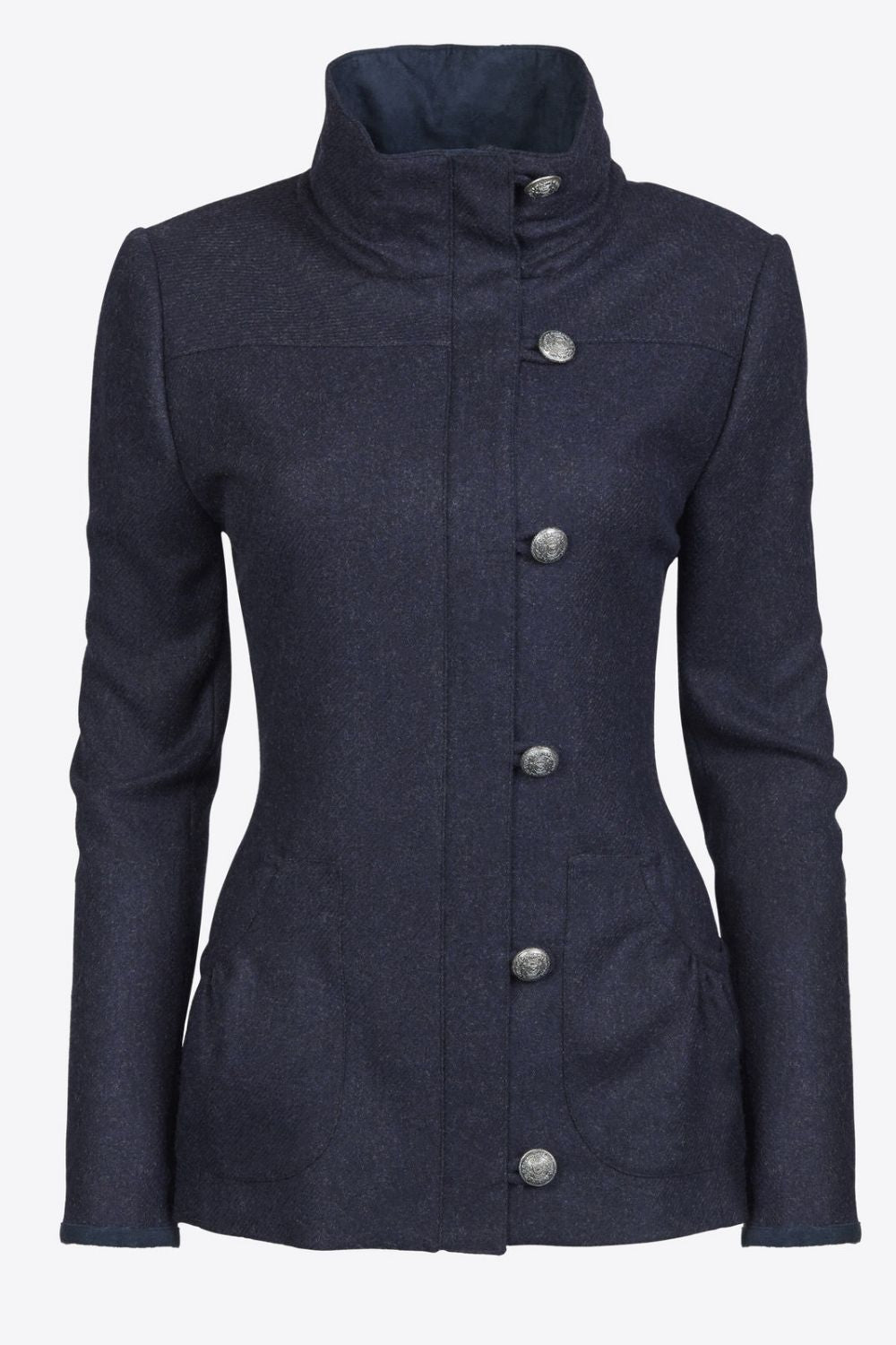 Bracken Tweed Jacket - Navy
