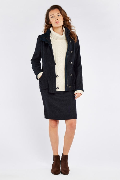 Bracken Tweed Jacket - Navy