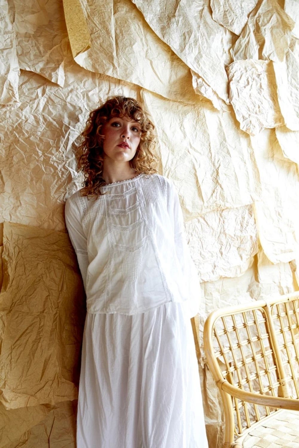 Alice Lace Blouse - White