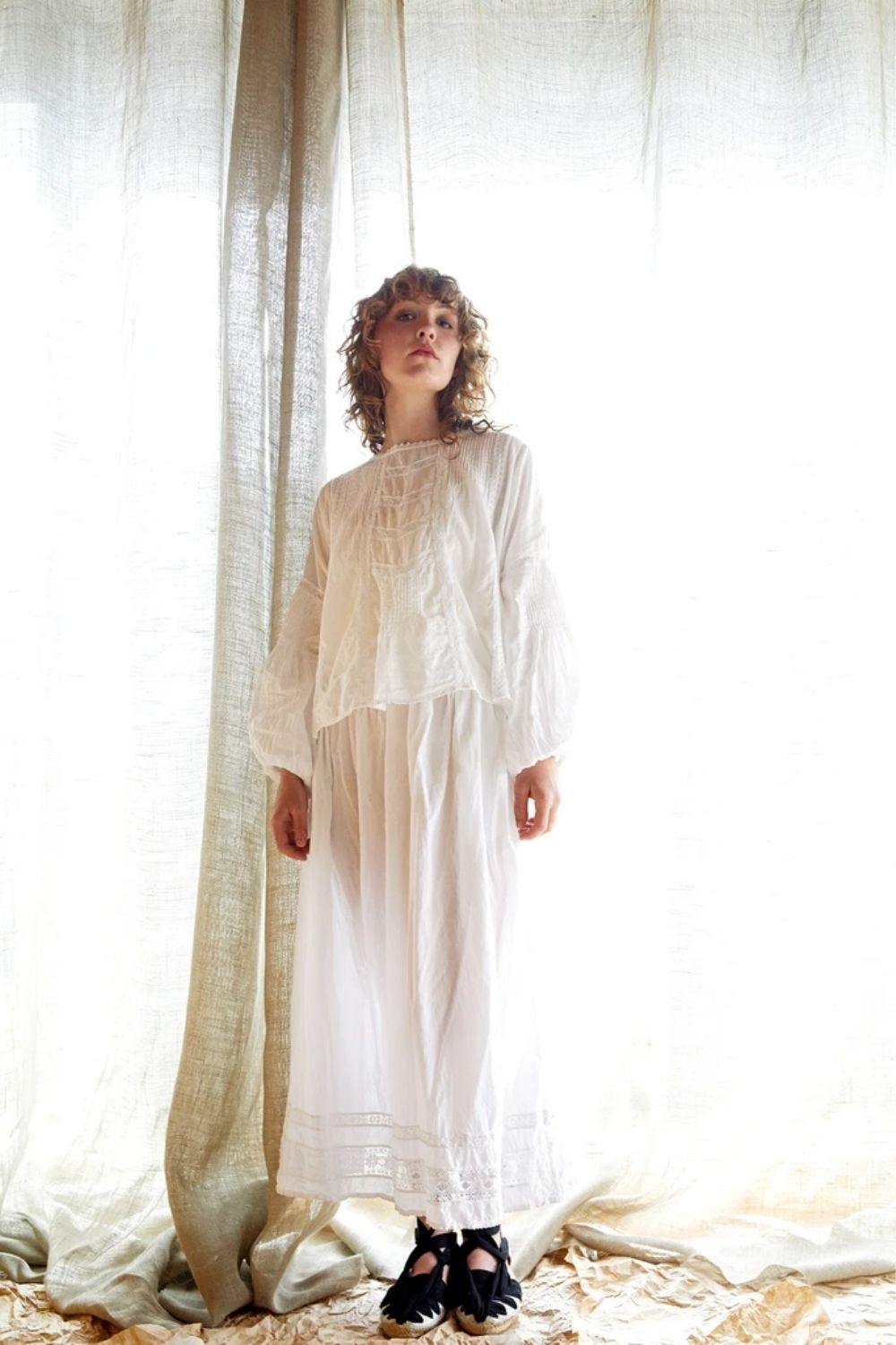 Alice Lace Blouse - White