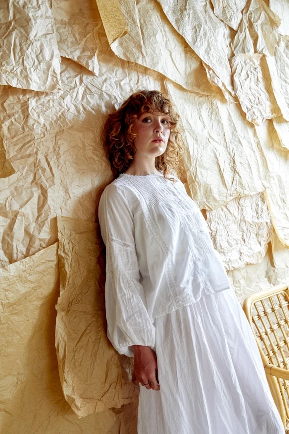 Alice Lace Blouse - White
